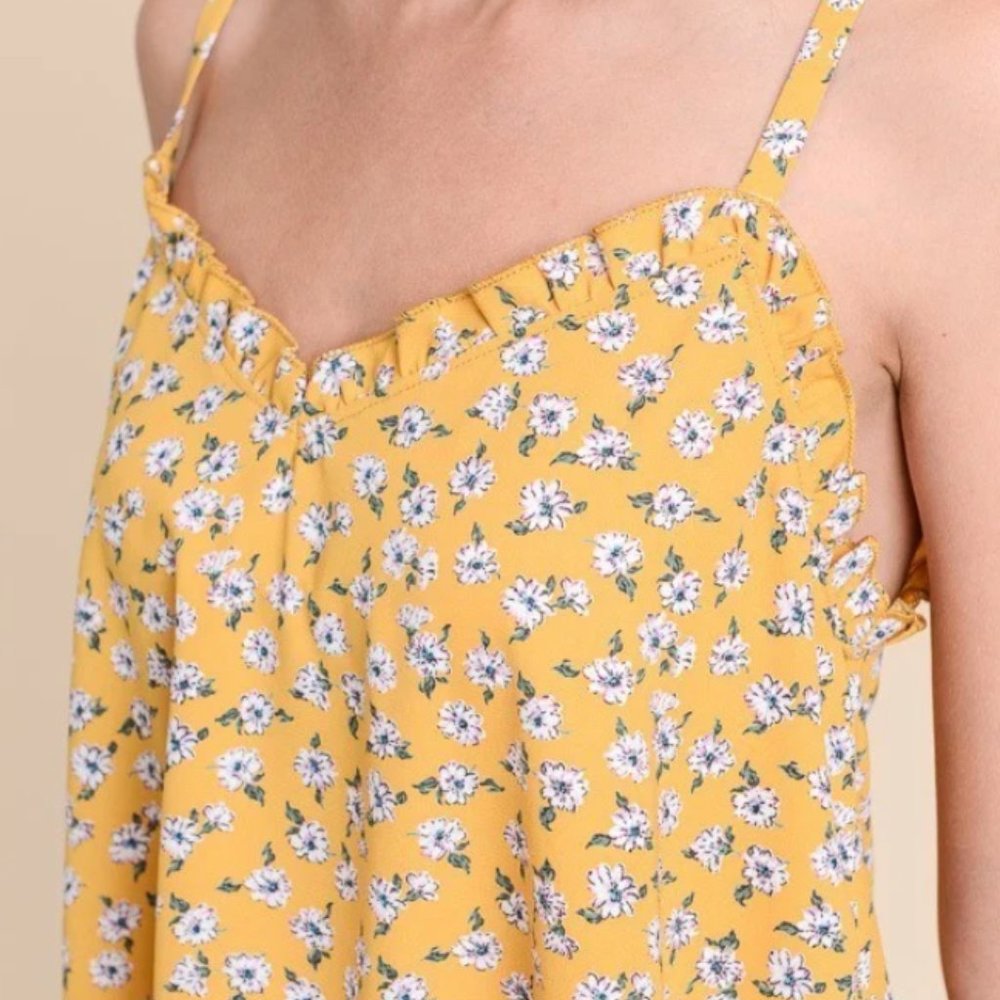 Hopely Ruffle Trim Halter Top - Picture 2 of 11